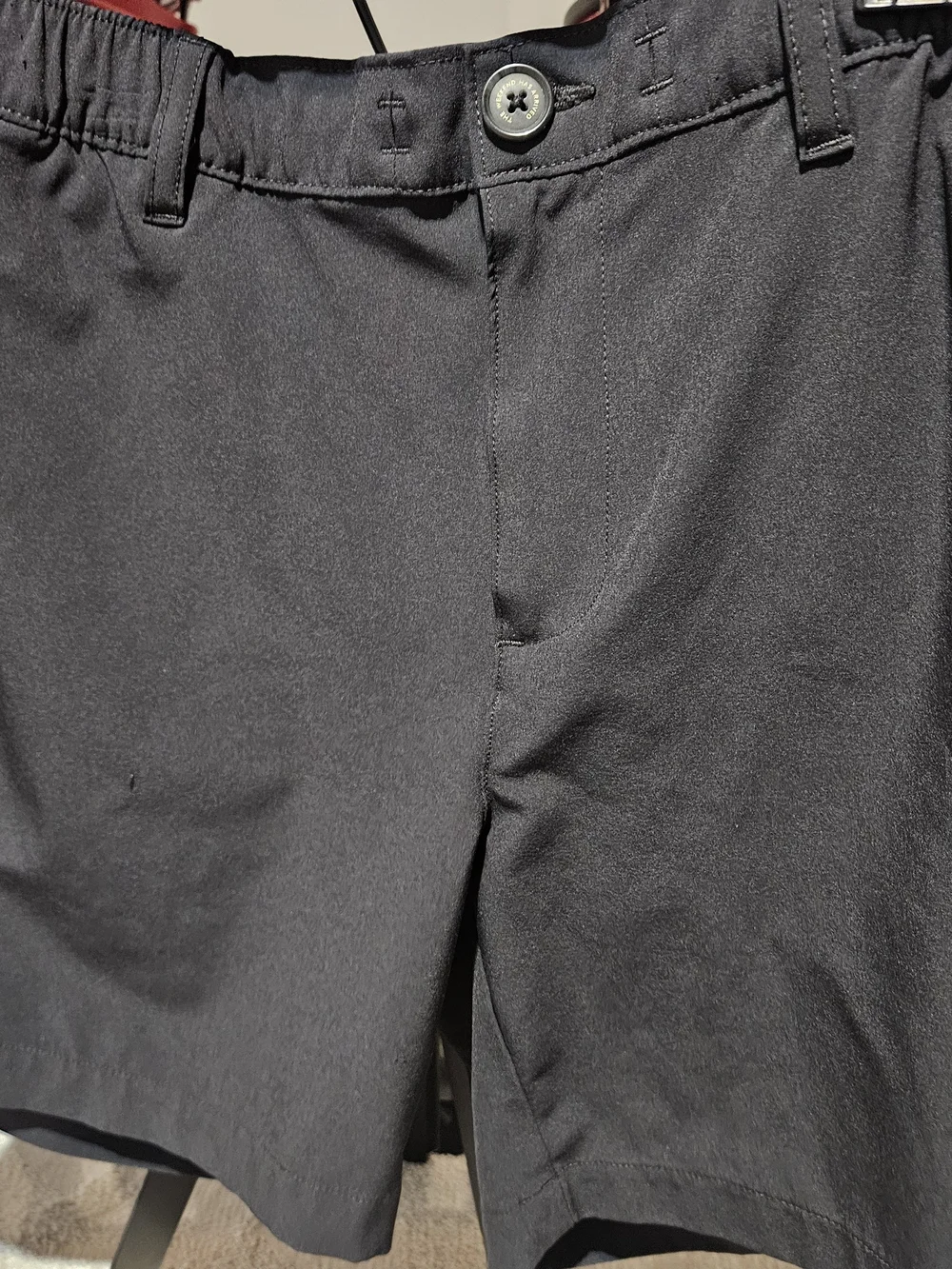 chubbies Men's Flat-Front Black Shorts - Picture 3 of 4